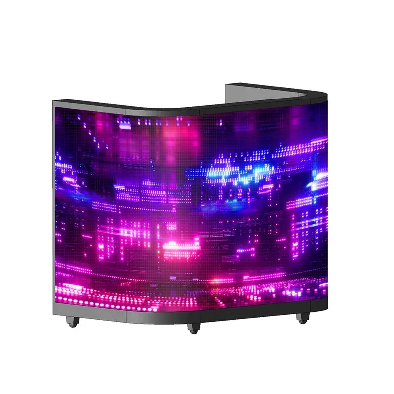 

Portable Booth Led Video Wall Display Screen Dj Booth //LED Dj Station Facade Desk Stand Table