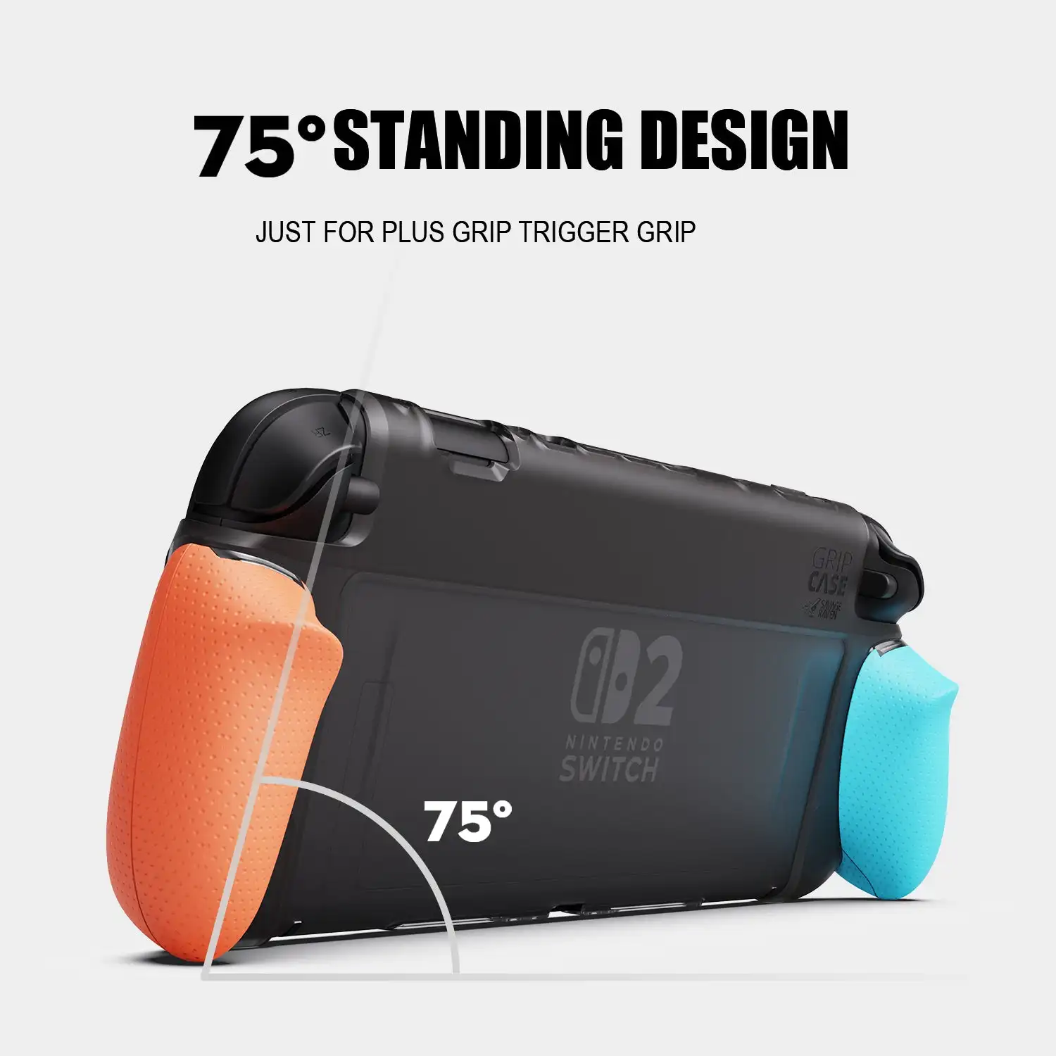 Savage Raven by Skull & Co. GripCase with Replaceable Ergonomic Grip Protective Case for Nintendo Switch 2 NS2 Game Console - Image 3