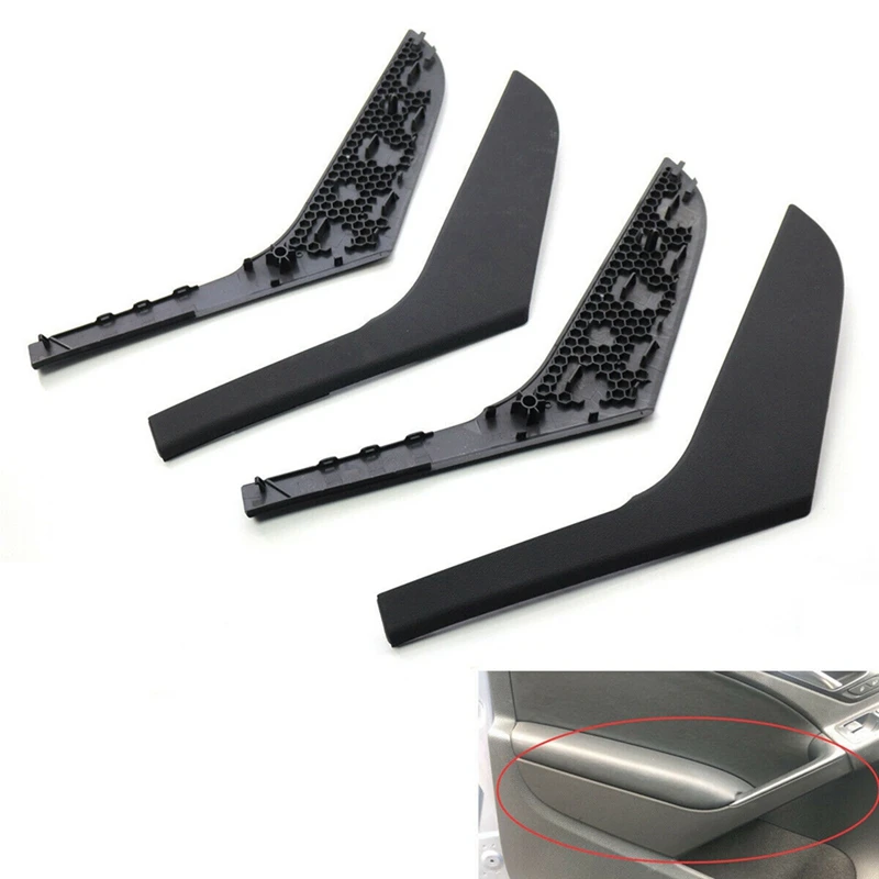 12X For 2010-2013 Golf Mk6 Set Of Interior Door Trim For Pull Handle 5K4868039A 5K4868040A