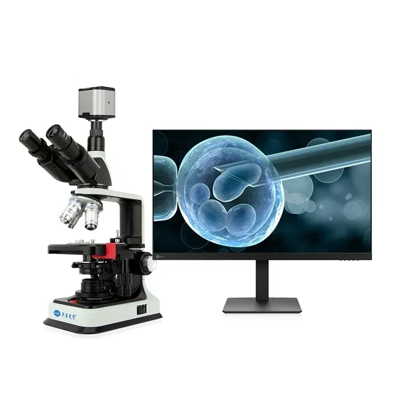 Original brand new！4K resolution camera digital microscope biological microscope biological for school lab research study