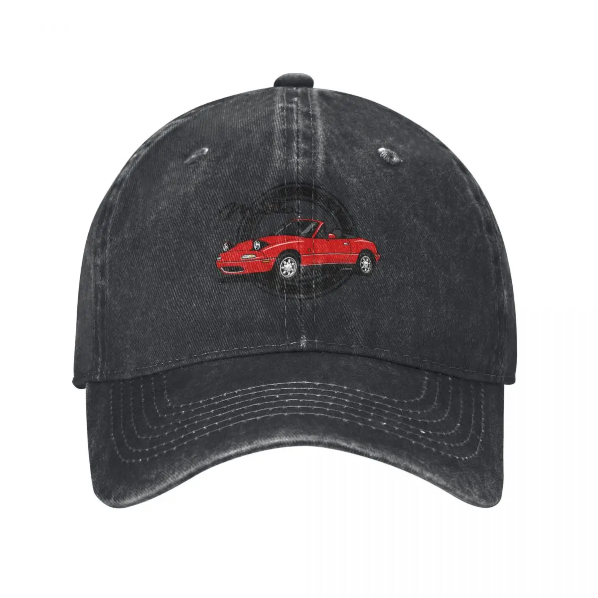 My drawing of the red Japanese roadster Baseball Cap Sun Hat For Children Sunhat Hats For Men Women's