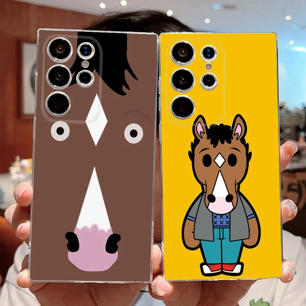 B-Bojack cartoon H-Horseman funny Phone Case Silicone Case For Samsung S30,S23,S21,S22,S20 Ultra,S20 FE lite,S10,S9,S8 PIus Cove