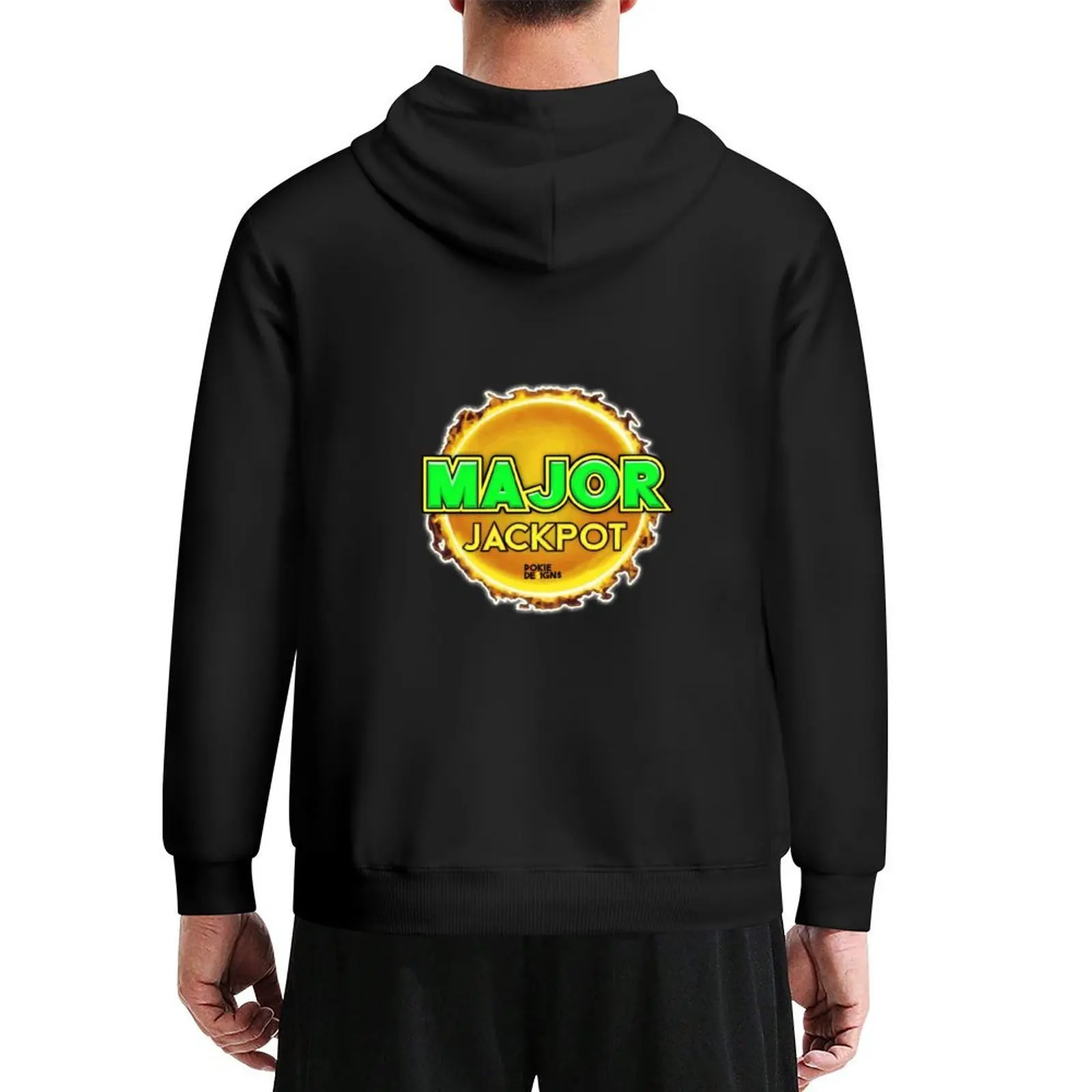 

MAJOR JACKPOT Design Pokie Designs Hoodie korean clothes japanese style anime clothes men's clothing new hooded tee