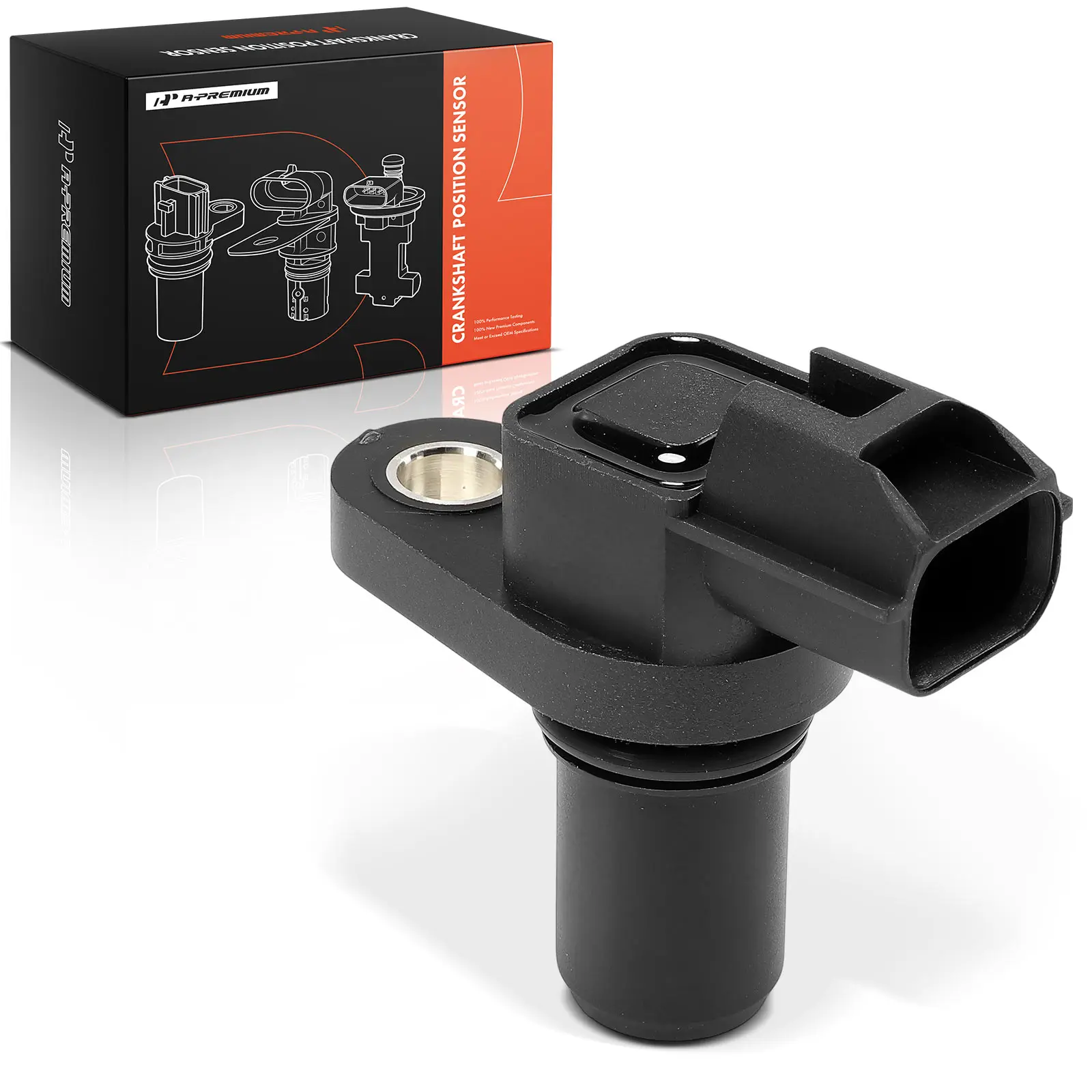 A-Premium Crankshaft Position Sensor with 3-Blade for Kubota V2607 V2403 V1505 D1503 D1105