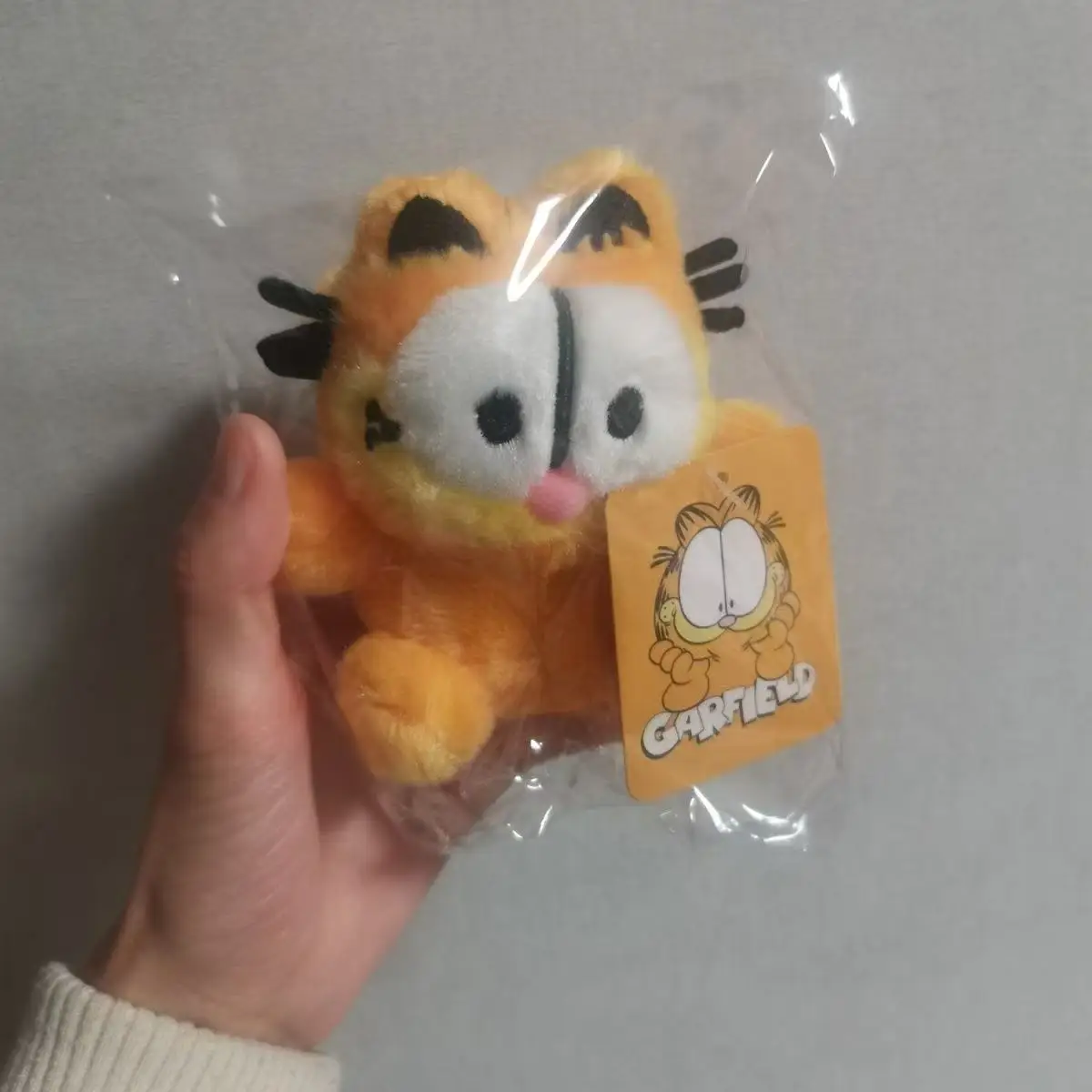 Cartoon Classic Image Garfield Plush Plush Toy Keychain Cute Backpack Decoration Zipper Anime Doll Couple Creative Gift