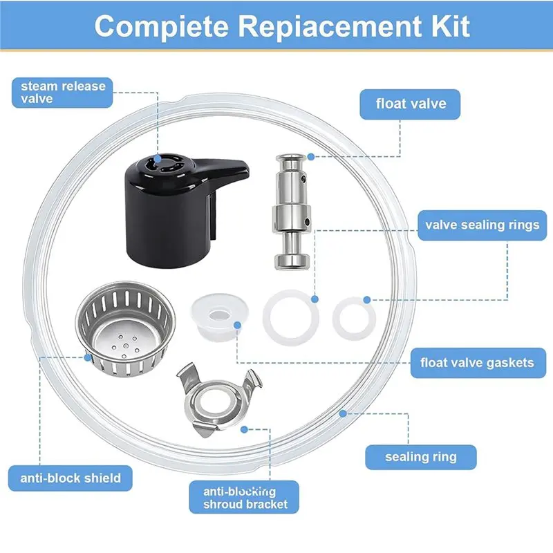 YANA35R Cooker Replacement Set Sealing Ring For Instant Pot Parts Kit