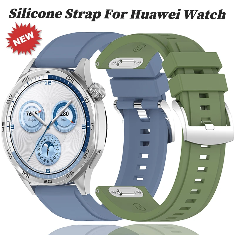 22MM Silikon-Uhrenarmband für Huawei Watch GT 6 46MM Smart-Armband für Huawei Watch GT 6 5 Pro 4 46mm Armband WirstStrap