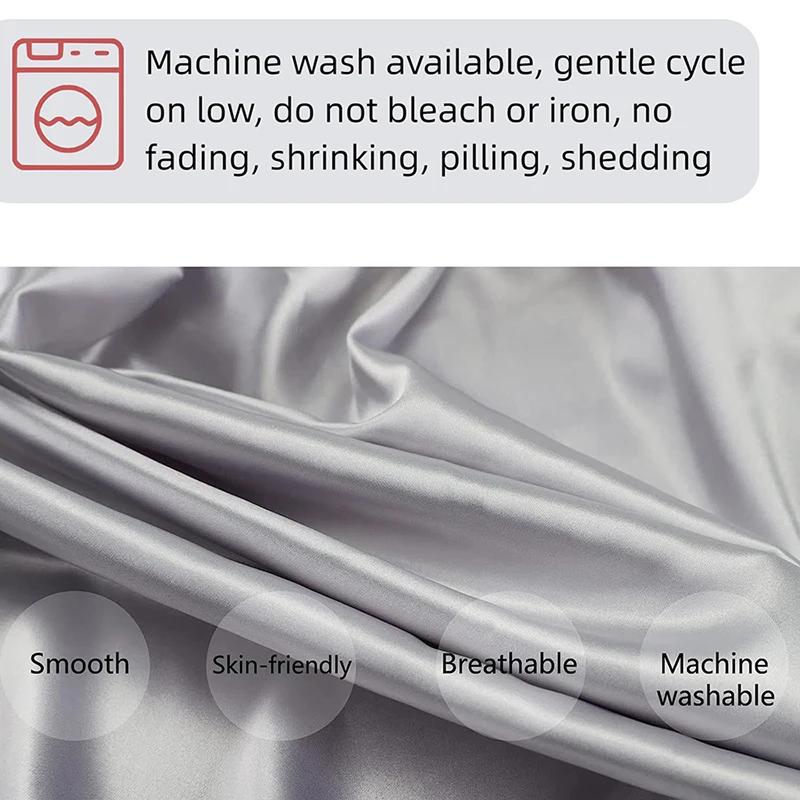 ملاءات سرير صغيرة فائقة النعومة مصنوعة من الحرير لحماية شعر الطفل وجلد الساتان