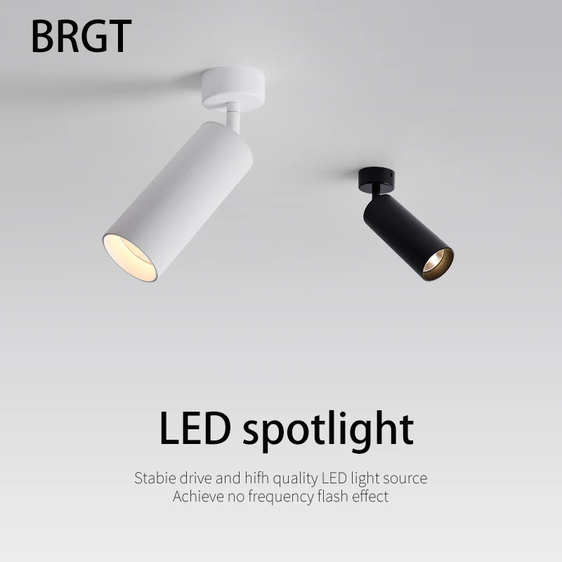 Led Spot Light 220V Spotlight COB Ceiling Spots Lamp Led Downlight Adjust Fixture Track Light Indoor Lighting For Kitchen Home