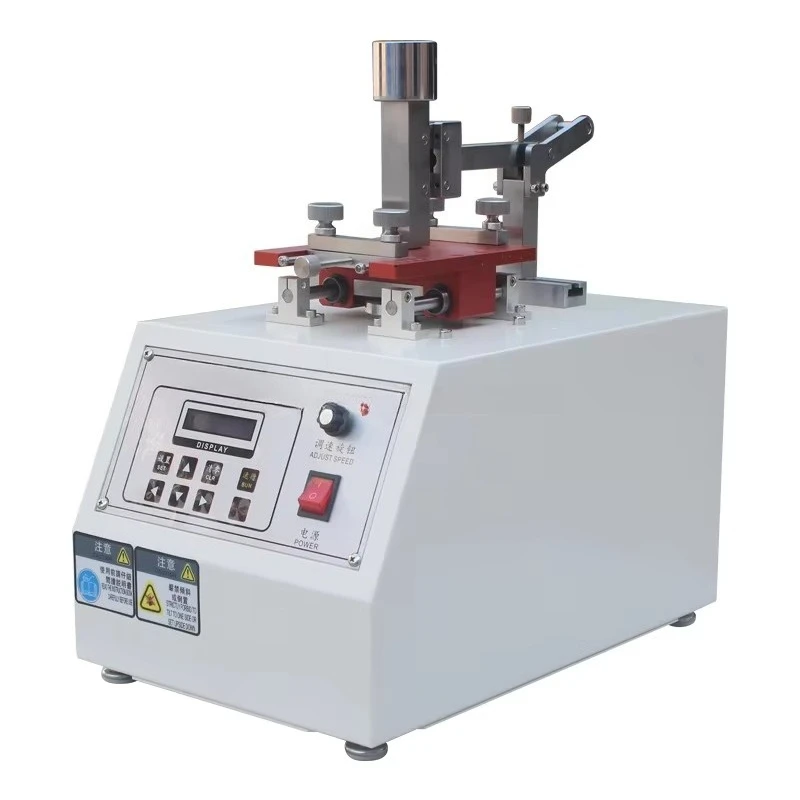 textiles ribbons trademarks cardboard Leather and Textile Abrasion Resistance & Rubbing Color Fastness Tester