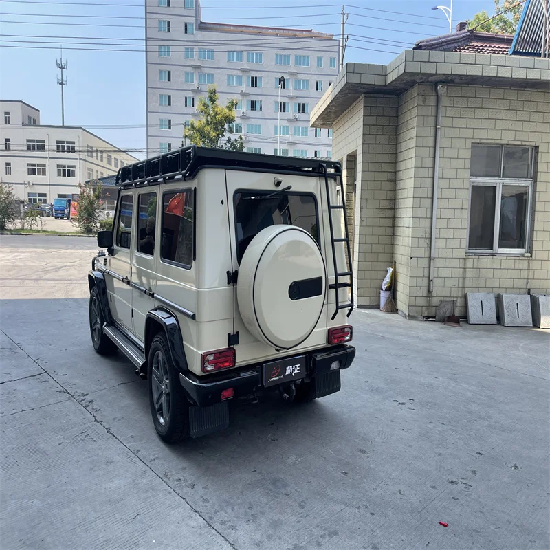 

Одноуровневая алюминиевая автомобильная корзина для багажа Багажник на крышу 4x4 Железный материал Черные багажники на крышу