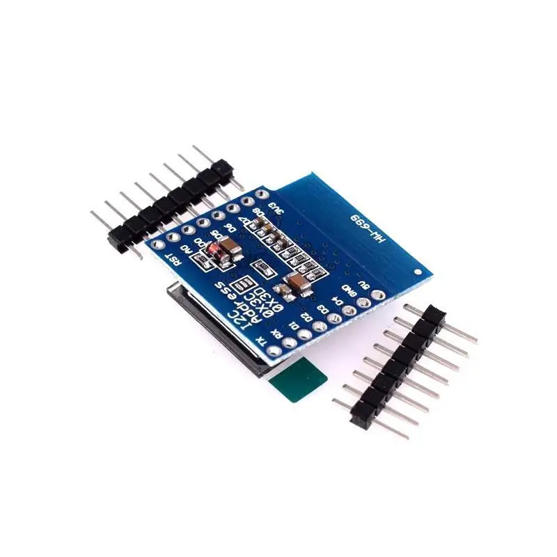 وحدة عرض OLED لـ WEMOS D1 MINI ، Arduino ، AVR ، STM32 ، 64x48 ، شاشة LCD ، IIC ، I2C ،