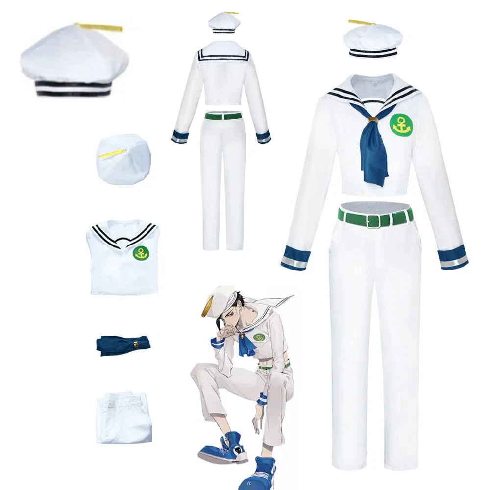

Popular Anime JoJo's Bizarre Adventure Cosplay Hat Tie Higashikata Josuke Part 8 Halloween Comic Con Stage Role Play Costumes