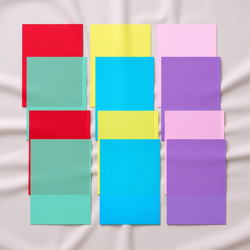 

12 Pcs Light Gel Sheets Color Filters for Flash Photography Diffuser Films Transparent Purple Lighting Accessory Kit