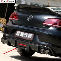 For Volkswagen Passat CC VW CC Spoiler 2009-2017 High Quality Car Rear Bumper Diffuser Lip Spoiler Deflector Body Kit