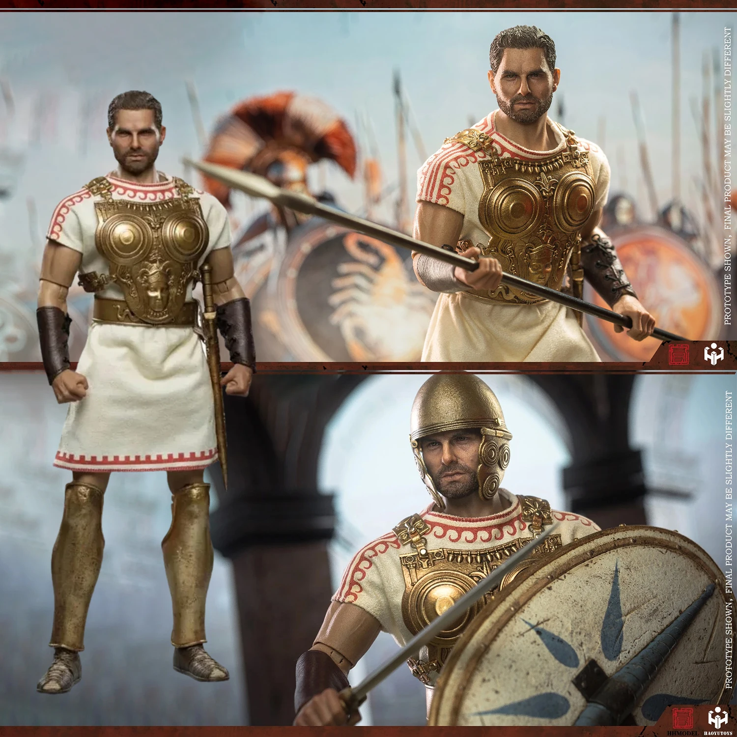 

HHMODEL HAOYUTOYS 1/6 Scale Imperial Legion Carthage Infantry Action Figure Collectible Model Toy Gift