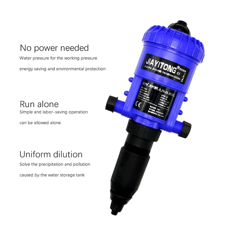 

0.2%-2% Agriculture Chemical Fertilizer Injector Proportional Dosing Pump Automatic Poultry Medicator Mix Doser