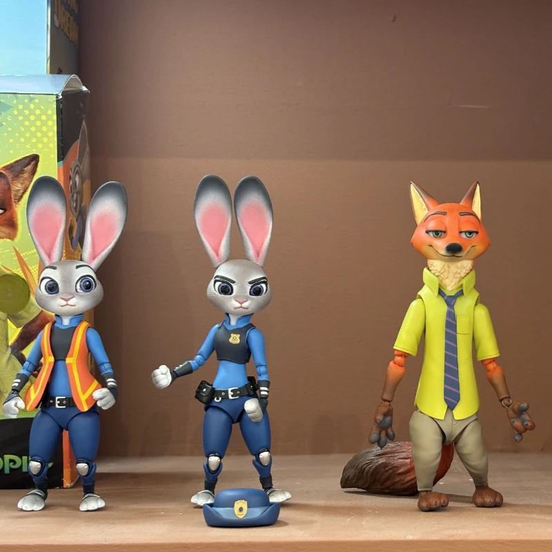 

Лицензированная шарнирная кукла Джуди и Ника Диснея — гибкий шарнир, аниме, периферийные устройства, детская настольная коллекция, декоративная модель