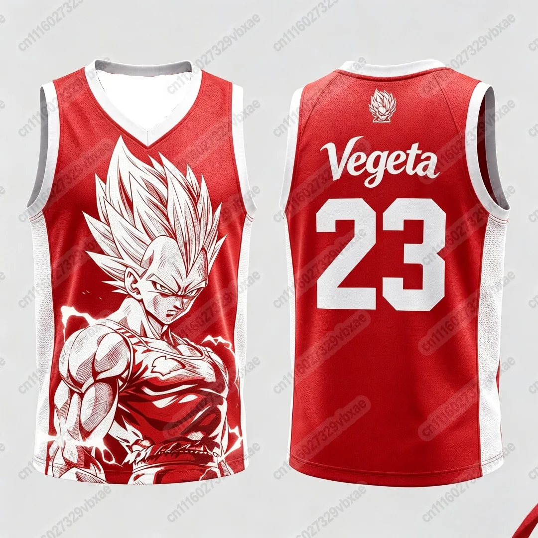 2026 Sommer Dragon Ball Goku Oversized Anime-Print Herren Ärmellose T-Shirts Trainingsweste Sommer Schnelltrocknend Familien-Partnerlook – Detail 11