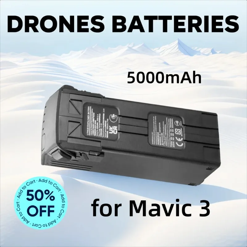 

5000Mah for Mavic 3 Series Intelligent Flight Time 46 Minutes Drones Lipo Batteries