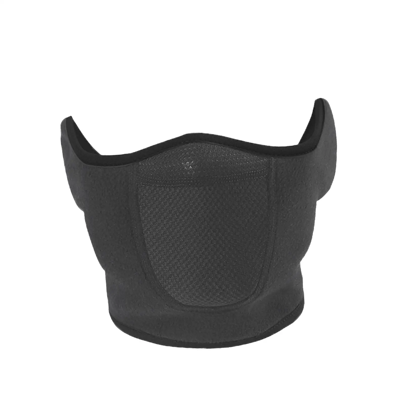 Meia máscara facial de poliéster à prova de vento térmica aquecedor de ouvido malha respirável para esportes ao ar livre esqui acampamento