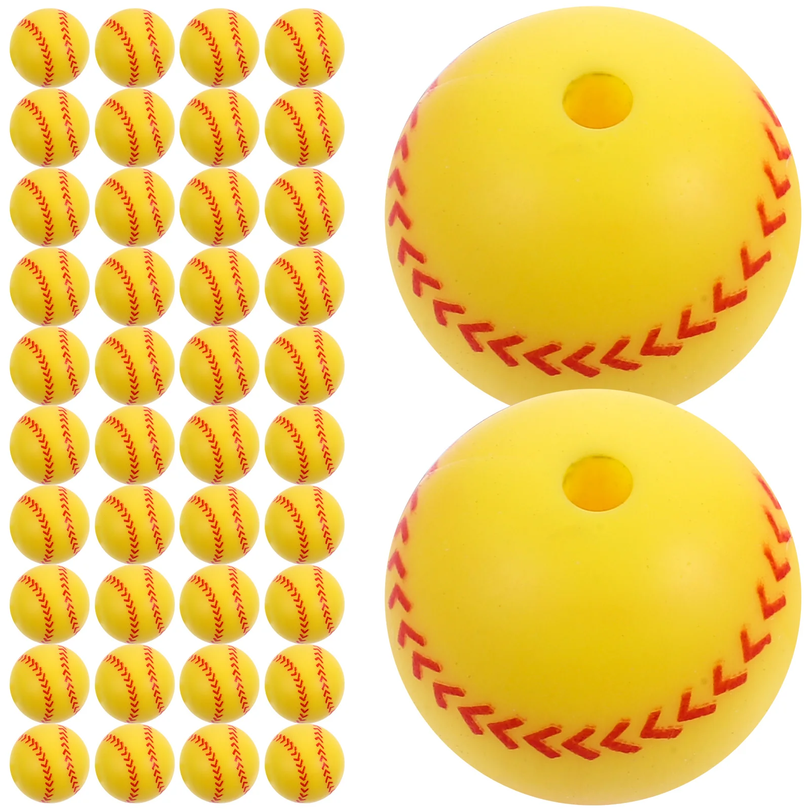 

50 Pcs Sports Ball Beads for DIY Accessories 15mm Silica Jewelry Making Spacer Beads Handmade Crafts Gifts