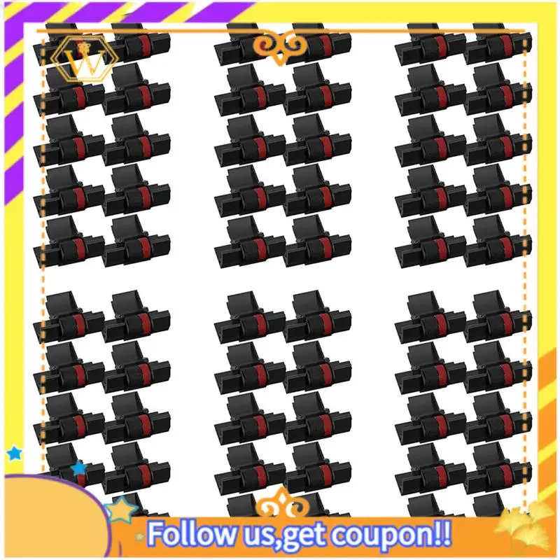 

Latest-60Pack Replacement For IR-40T MP-12D Calculator Ink Roller Printer Ribbons Used For Canon,HR-100TM,HR-150TM