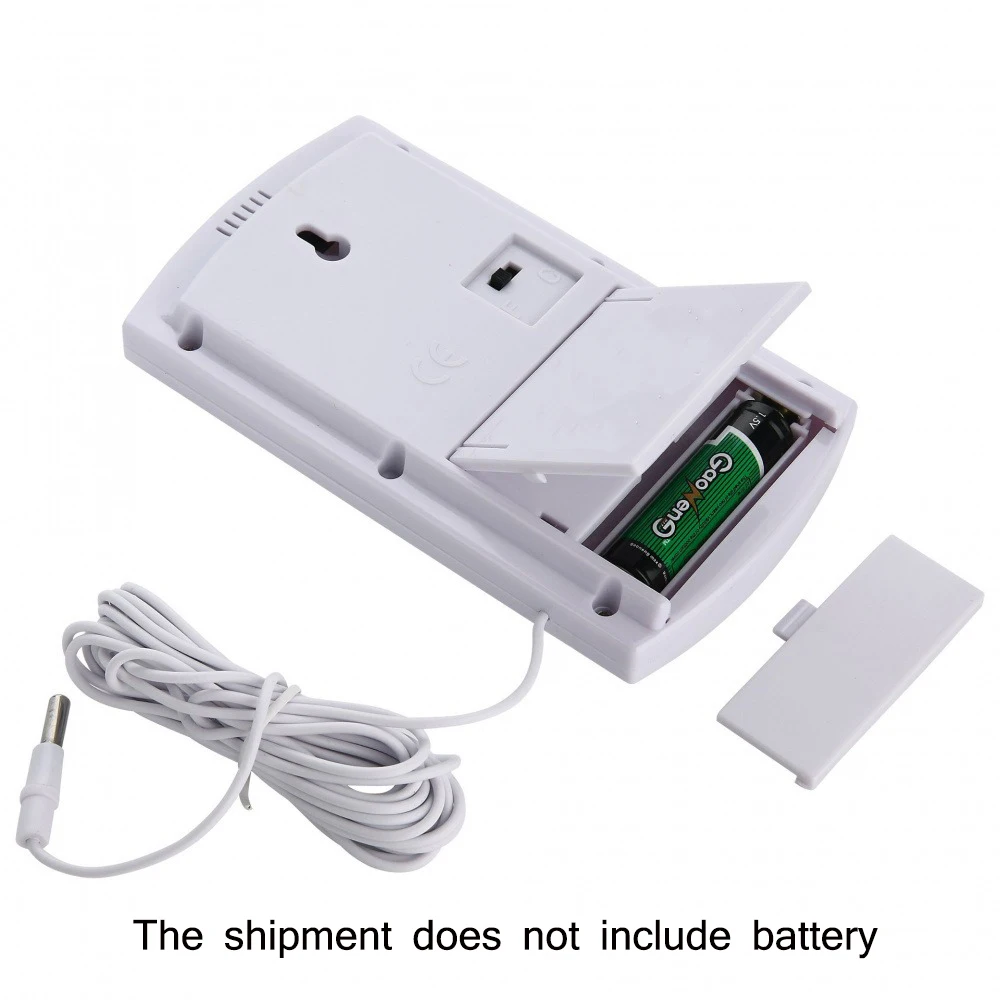 

Indoor Outdoor Thermometer Hygrometer LCD Display -50℃-70℃ Temperature Gauge 10%∽99%RH Humidity Meter for Home Office Monitor