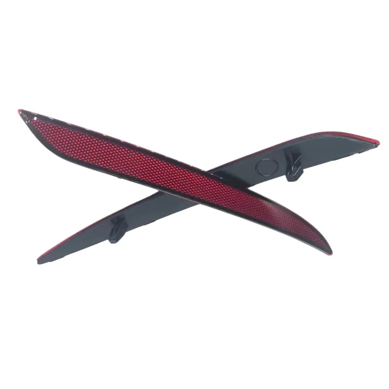 ل تسلا نموذج S 2012-up2pcs اليسار واليمين الأحمر المصد الخلفي عاكس شرائط عاكسة تحذير قطاع 6007705-00-D 6007706-00-D