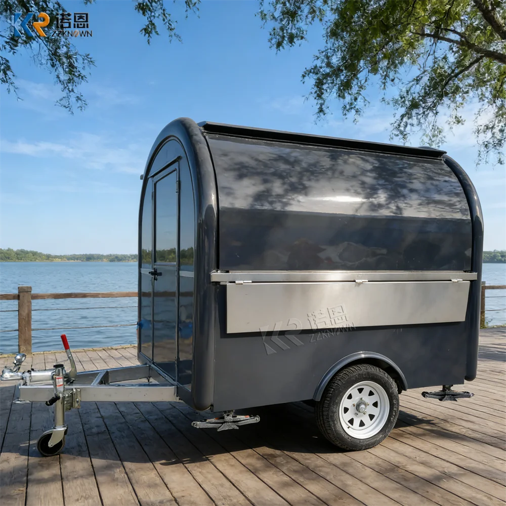 

Commercial Food Truck Baking Equipment Ice Cream Machine BBQ Burger Food Truck Commercial Catering Trailer with Kitchen