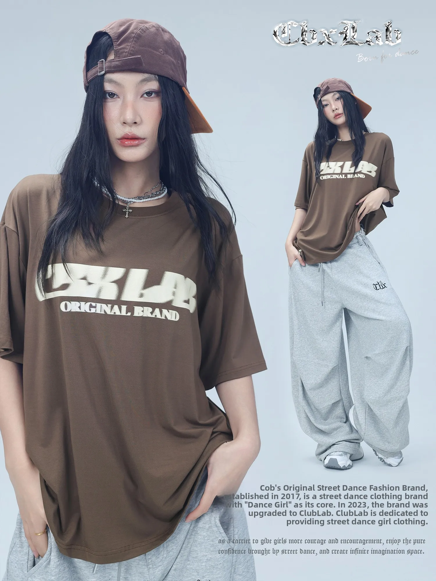 เสื้อยืด CBXLAB สตรีทแดนซ์ แบรนด์เทรนดี้ สำหรับฤดูร้อน สไตล์ฮิปฮอป แจ๊ส หรือ เสื้อยืด K-DANCE เนื้อผ้านุ่ม ระบายอากาศดี ถักทออย่างดี