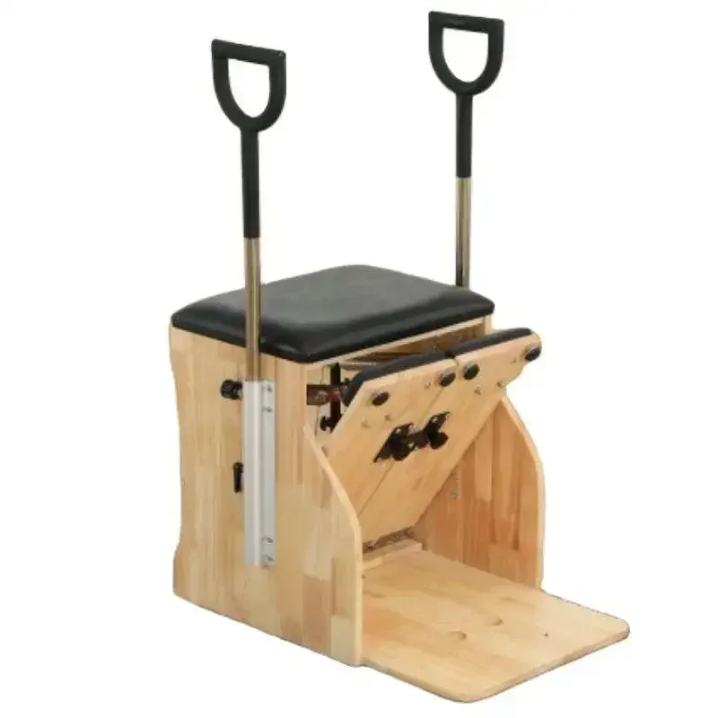 

XDSStudio Multi-functional Yoga Fitness Oak Wood Exercise Body Building Pilates Wunda Chair