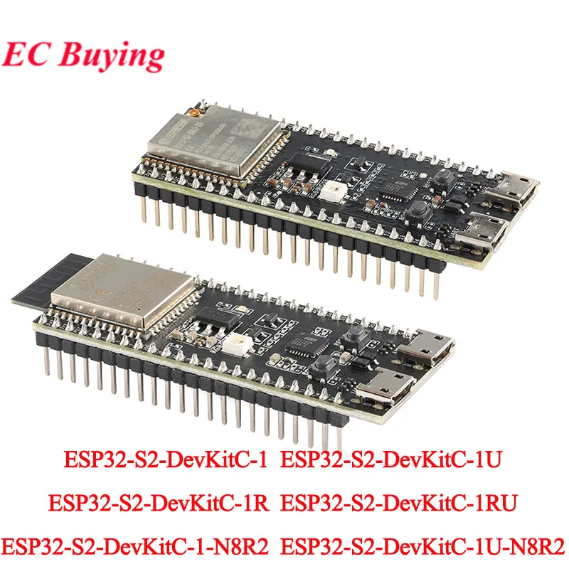 ESP32-S2-DevKitC-1 1U 1R 1RU 1-N8R2 1U-N8R2 ESP32-S2 Equipped with ESP32-S2-SOLO-2 U 2U WiFi Development Board Module