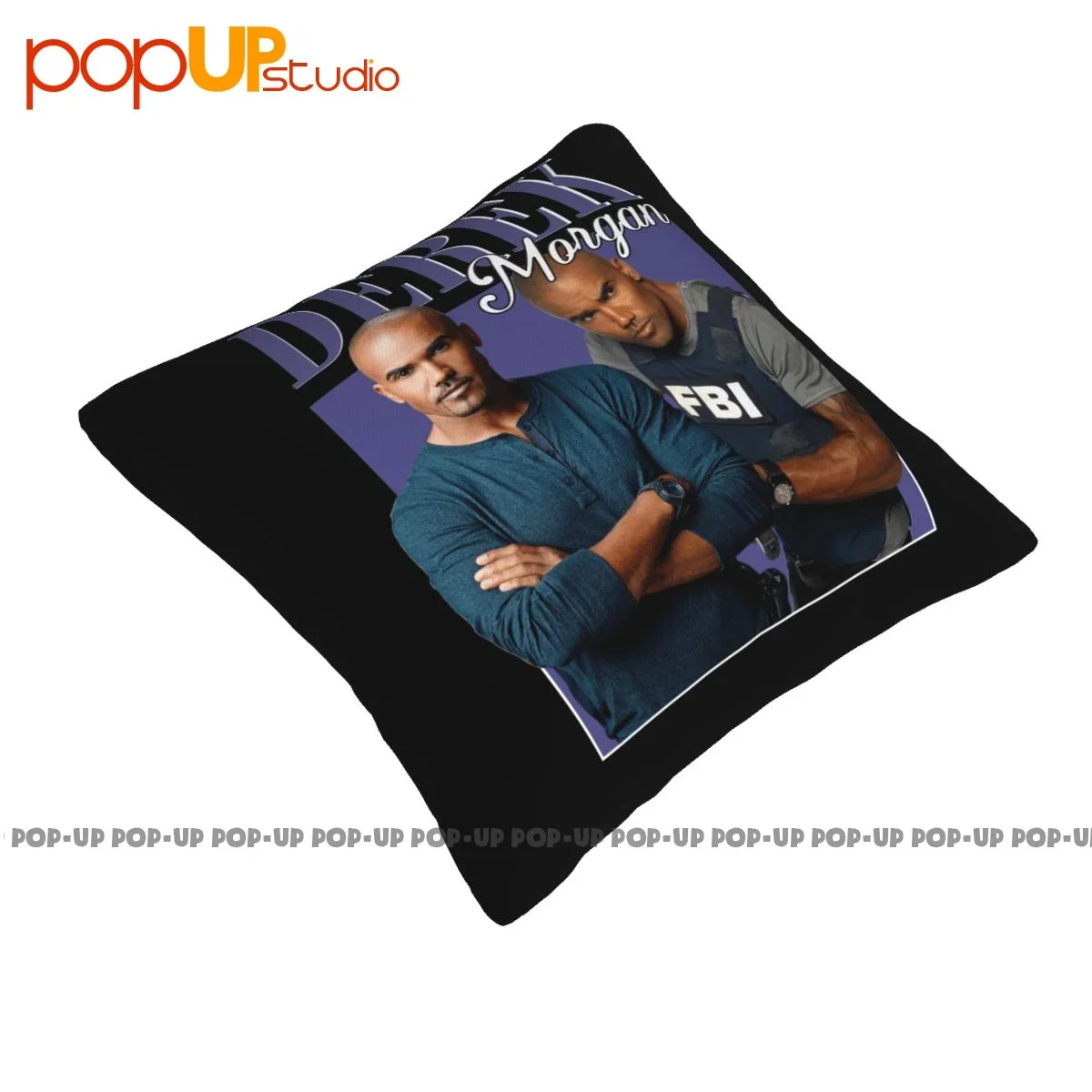 Vintage Modern A11255 Criminal Minds Derek Morgan Shemar Moore Pillowcase Throw Pillow Cover For Sofa Super Soft For Bedroom