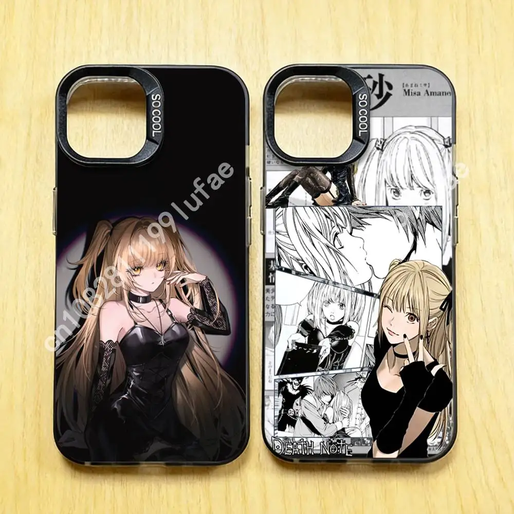 

Misa D-Death Note-S Phone Case for iPhone 17 16 15 Max Mini 14 13 Pro Plus 12 11 X XS Air IMD Cover
