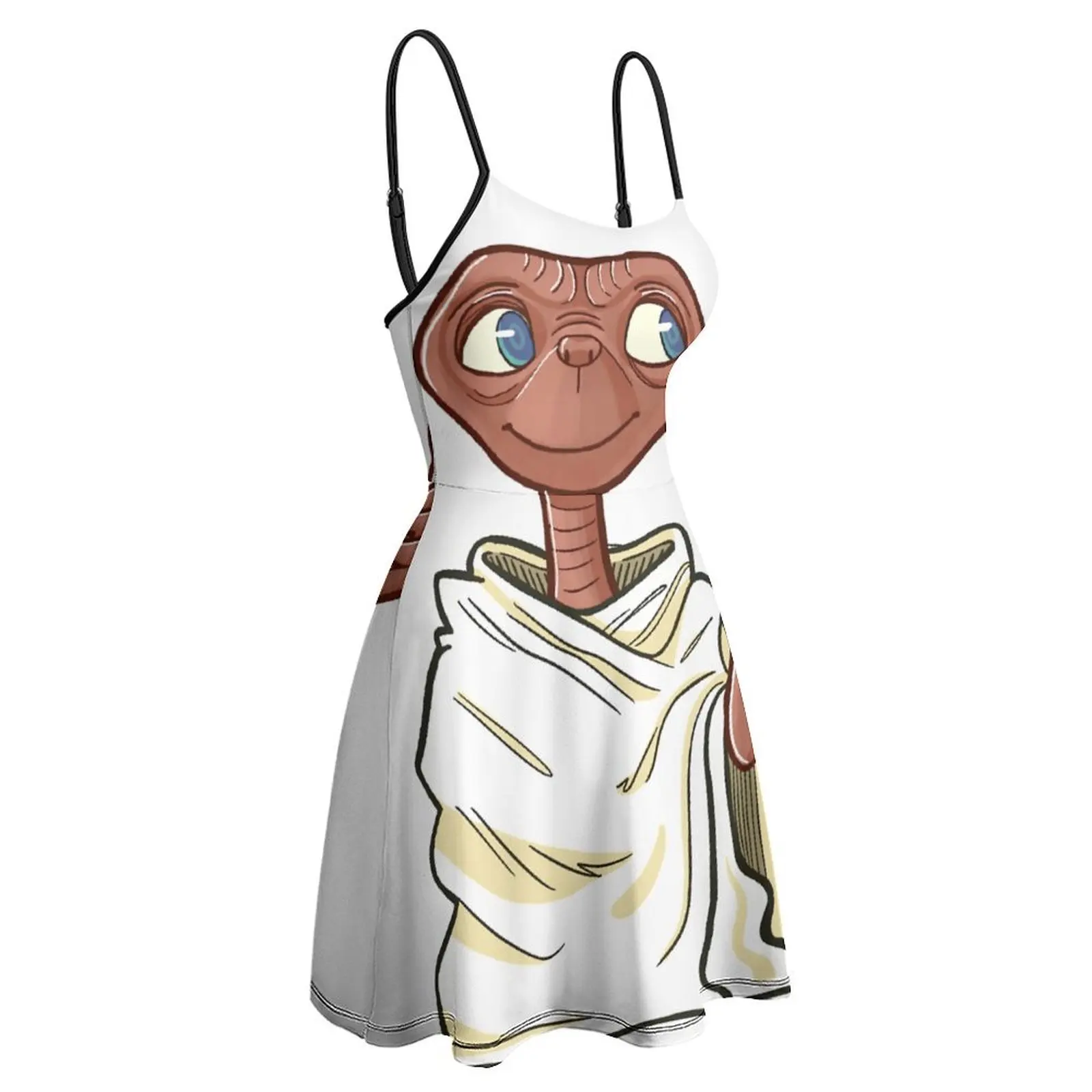 

E.T. Classic For Sale Women's Sling Dress Graphic Cool Exotic Woman's Dress Geeky Vacations Strappy Dress