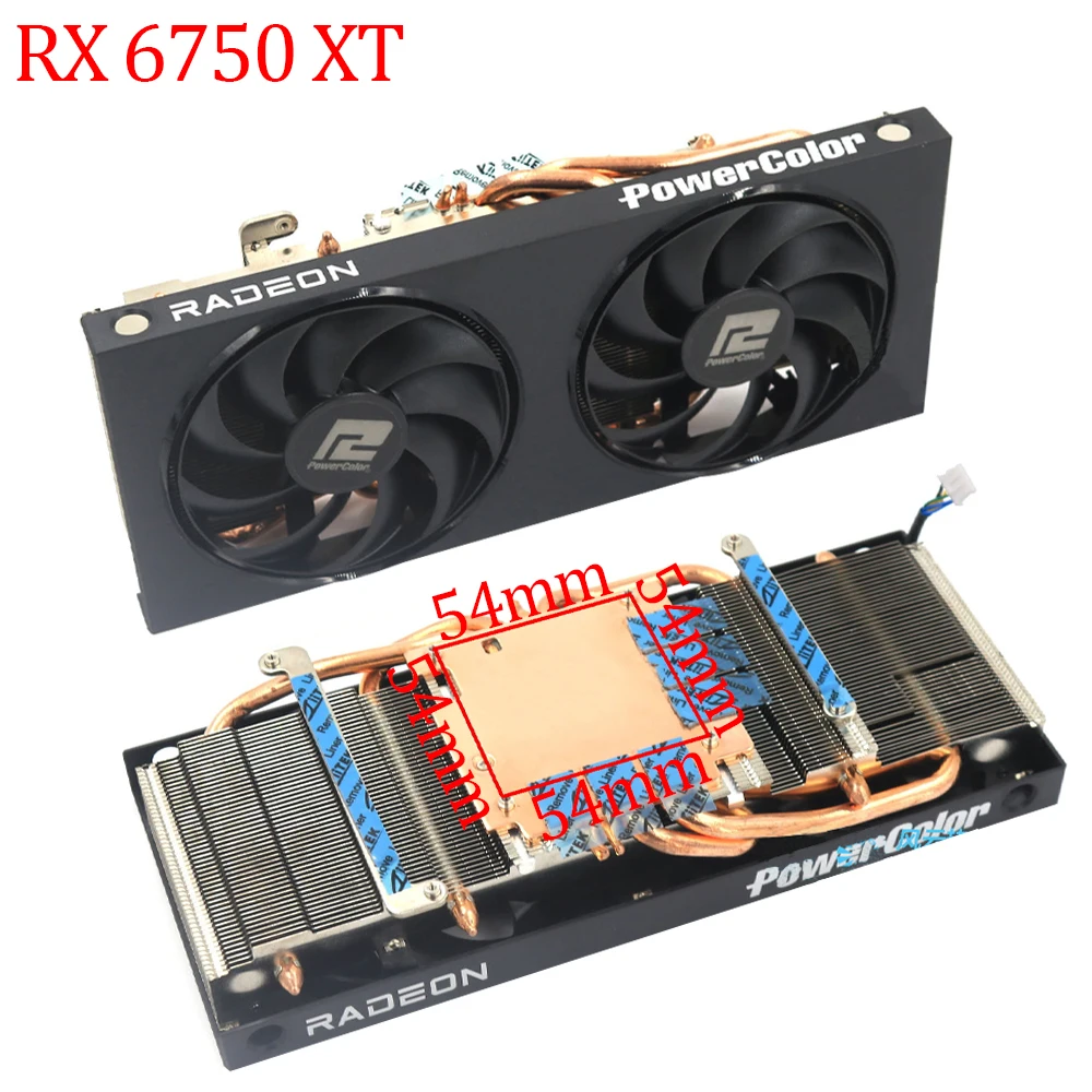 Original For PowerColor RADEON RX 5500XT 5700 5700XT 6500XT 6600