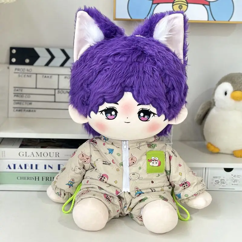 ¡Nuevo estilo! Abrigo de algodón grueso de 40cm, traje de juguetes de algodón, ropa de muñeca de reconocimiento corporal sentado para invierno, regalos de cumpleaños para niños