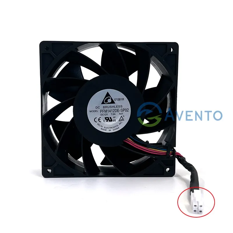 DELTA PFM1412DE-SP02 12V 7.5A cooling fan for Whatsminer Suit for Whatsminer M20, M30, M50, M60 series miner.
