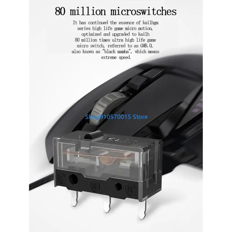 

B95C 5/2PCS Kailh GM8.0 MicroSwitch Searianiature Gold Contactors мышиные переключатели