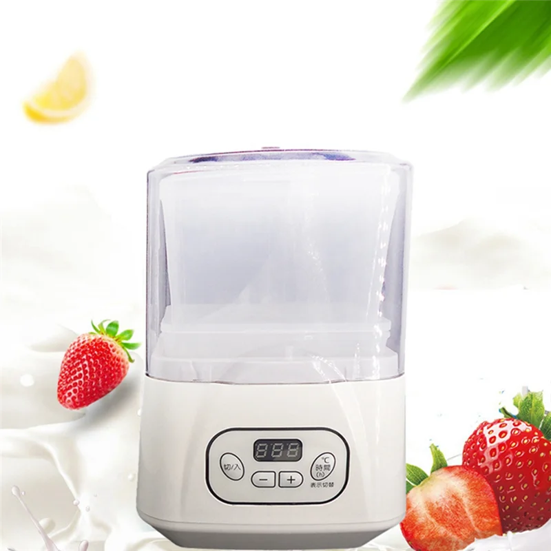 1L Electric Yogurt Maker Automatic Constant Temperature Yogurt Machine DIY Yogurt Rice Wine Natto Maker EU Plug