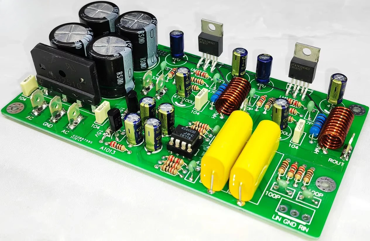 LM1875/TDA2030 + NE5532/JRC4580DDFront stage เครื่องขยายเสียงไฮไฟ/ชุด