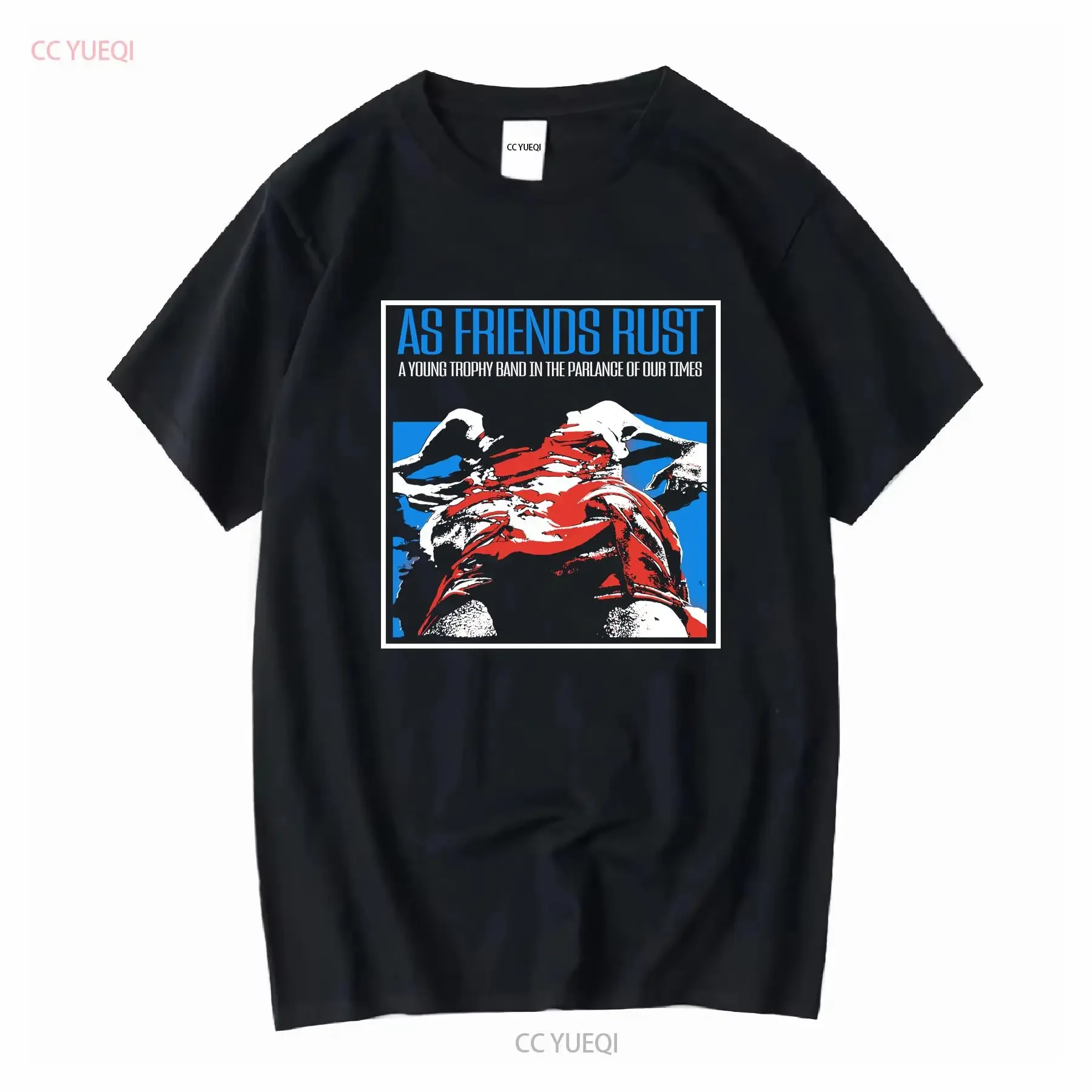 

Футболка As Friends Rust Young Trophy Band, размер, маленькая винтажная потертая повседневная слегка дизайнерская одежда, уличная одежда