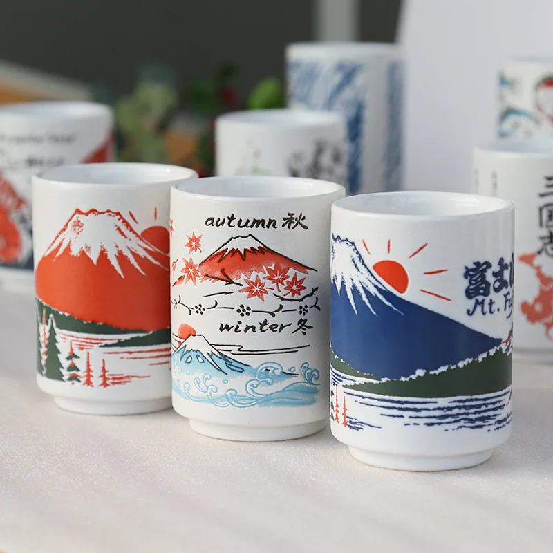 Japanese Ceramic Mug Japanese style Home Office Tea Cup Sushi Soup Cup