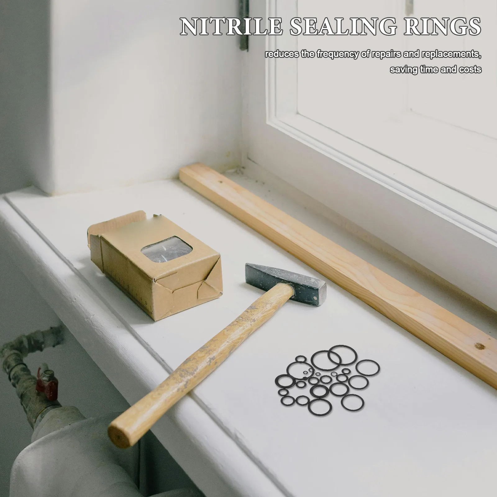 

Набор из 1020 шт. уплотнительных шайб из нитриловой резины для сантехники, автомобилей и промышленного ремонта, комплект уплотнительных колец, ассортимент метрических шайб