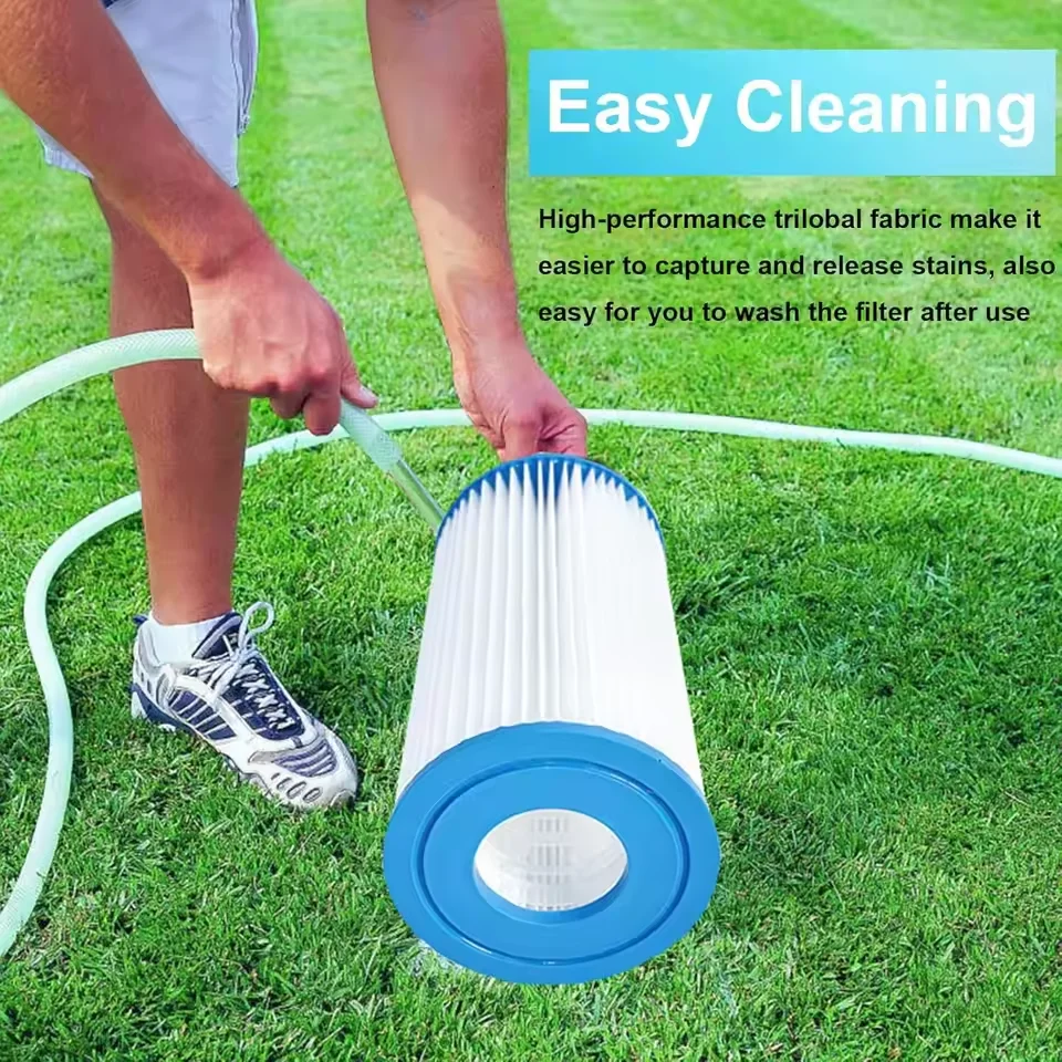 Cartucho de Filtro Tipo A o C para Bomba de Piscina Intex, Cartucho de Filtro Tipo III, Filtros de Piscina Fáciles de Instalar