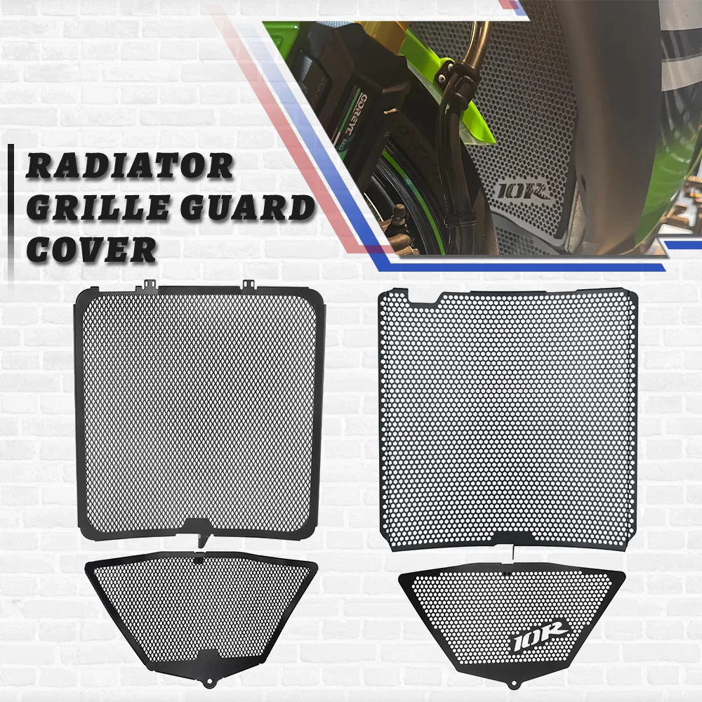 

For Kawasaki ZX-10R / ZX10R 2011 2012 2013 2014 2015 2016 2017 2018 2019 2020 Motorcycle Radiator Grille Cover Engine Guard