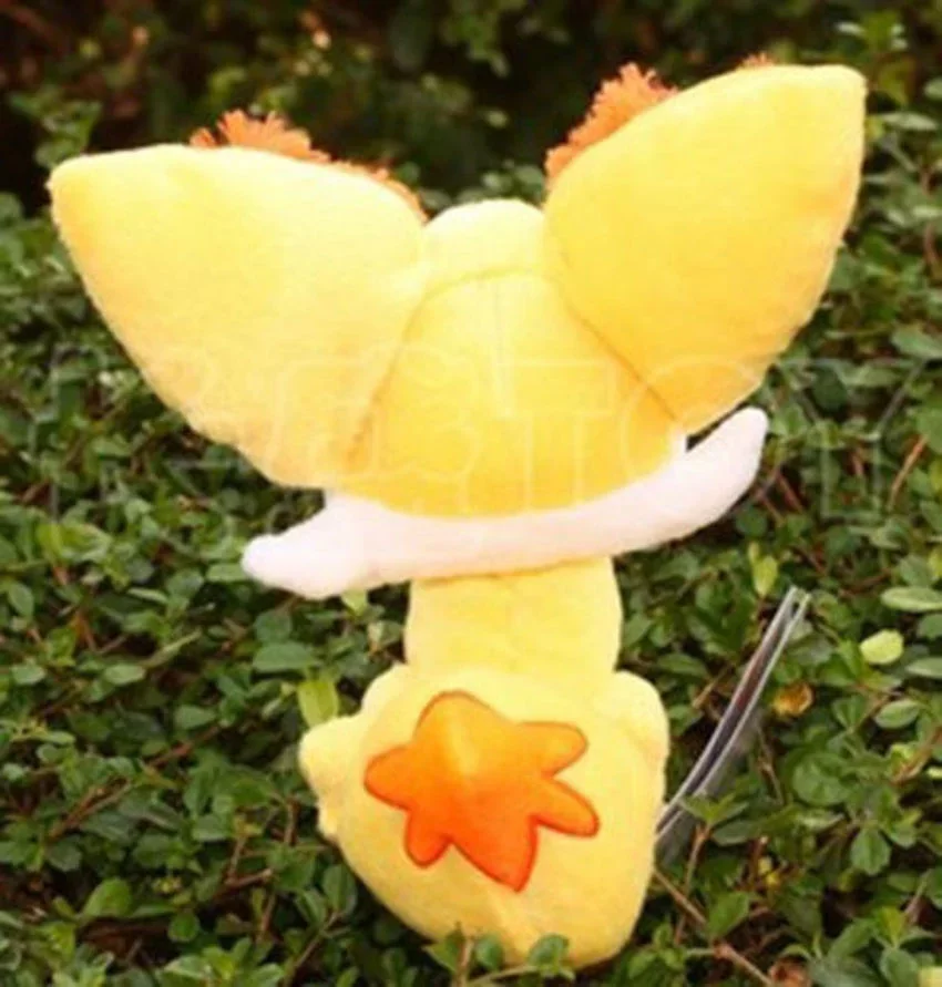 Figuras dos desenhos animados do anime Fennekin, brinquedo bonito do luxuoso, bonecas recheadas macias, presente para Xma, 40cm