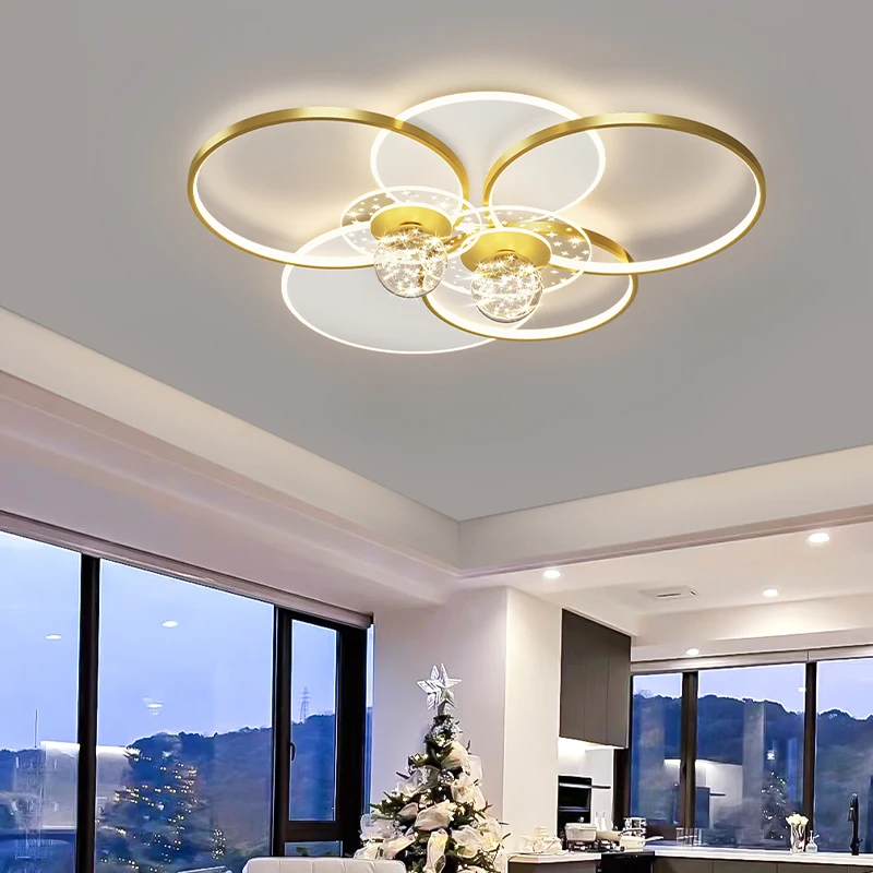 

Nordic Luxury Living Room Chandeliers Atmosphere Creative Sky Star Ceiling Lamp Modern Minimalist Study Bedroom Lighting Package