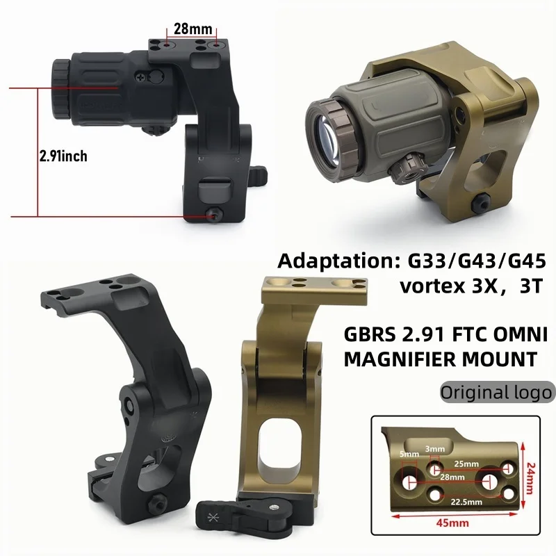 Tactical GBRS 2.91 FTC OMNI MAGNIFIER MOUNT 2.91